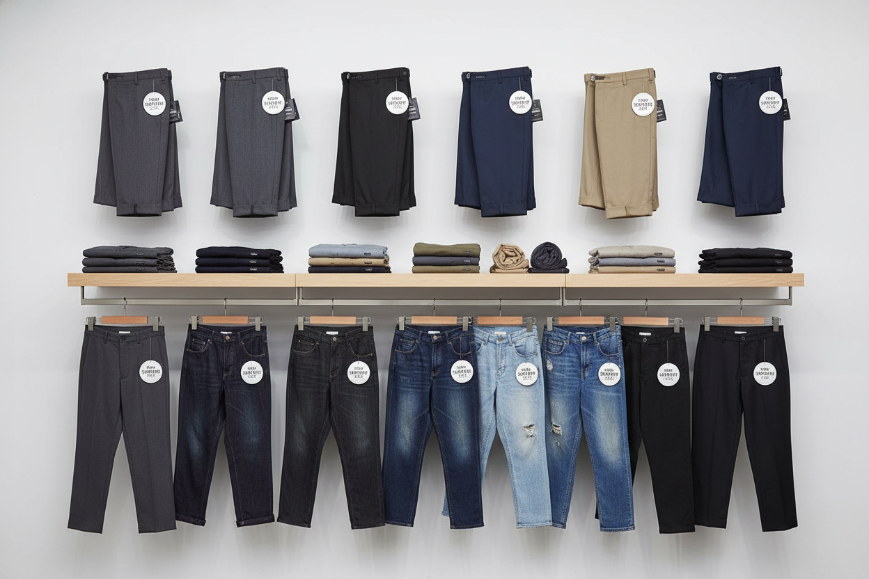 all size pants for short men